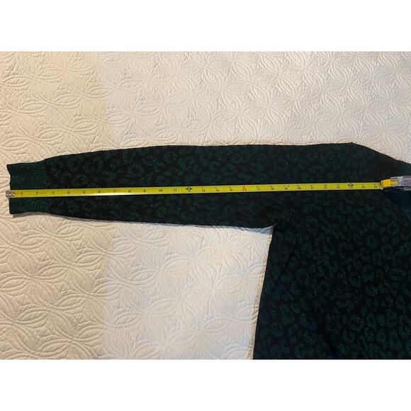 Metallic green animal print sweater from loft
Excellent condition
Size large - Picture 8 of 8